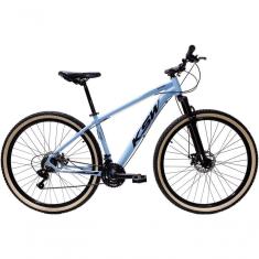 Bicicleta Aro 29 Ksw Xlt 24v Freio A Disco Suspensão Mountain Bike Alumínio - Azul Tam.15