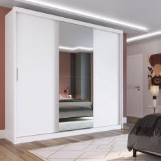 Guarda Roupa Casal Com 3 Portas E 1 Com 4 Espelhos 100% Mdf L