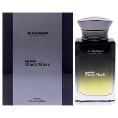 Perfume Al Haramain Black Musk EDP 100mL para homens