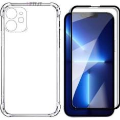 Película De Vidro 3d iPhone 15 Pro + Capa Antiimpacto - Lehmox