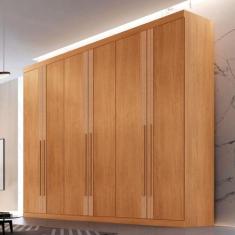 Guarda Roupa Casal San Miguel 6 Portas 6 Gavetas Rufato Naturalle - MO