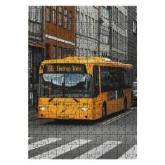 Kit 3 Quebra-Cabeças Personalizado Ônibus De 60 Peças