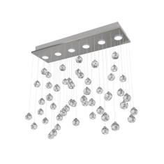 Lustre De Cristal Aleatório 62X20Cm Living L305