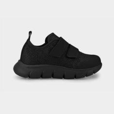 Tênis Infantil Bibi Energy Baby 2.0 Preto com Tiras-Masculino