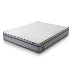 Colchão Queen  Molas Ensacadas Luna Firm 31x158x198cm CabeCasa MadeiraMadeira Cinza/Branco