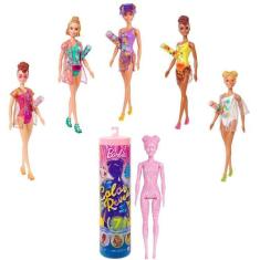 Boneca Barbie Color Reveal Serie 7 Areia E Sol - Mattel