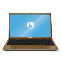 Notebook Positivo Motion Gold Q464C Intel® Atom® Quad Core Linux 14,1`` - Dourado