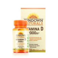 Vitamina D 2000Ui Sundown Com 200 Cápsulas