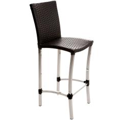 Banqueta De Alumínio Cannes Para Edícula Mesa De Jantar Trama 