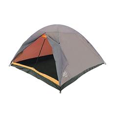 Barraca Camping Dome 4 Premium Bel Fix Laranja/Cinza