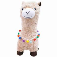 Lhama Marrom Acinzentado 43Cm - Pelúcia