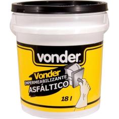 Impermeabilizante asfáltico 18 litros - Vonder