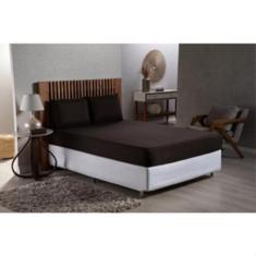 Lençol Cama de Casal Queen Premier 170 Fios com Elástico - Luck Baby, 