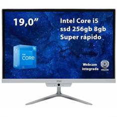 Computador all in one 19" i5 8gb ssd 256gb k2 branco ital