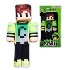 Boneco Minecraft Pelúcia Streamer Youtuber Cadres