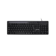 Teclado Multimidia Office Usb Preto Com Apoio Para Smartphone Tc262