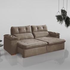 Sofá Retrátil e Reclinável 3 Lugares 230cm Vancouver - Kasacomigo Esto