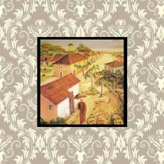 Quadro Com Moldura 30X30 - Arte Itanhaém De Anita Malfatti