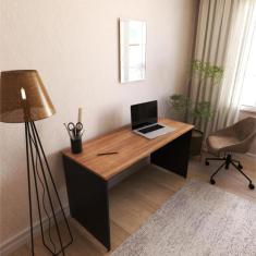 Escrivaninha Mesa Escritório 135cmx60cm 25mm - Bramov Móveis