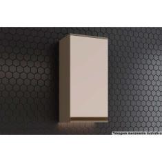 Armário Aéreo Cozinha Modulado Connect c/ 1 Porta Duna/Cristal - Henn