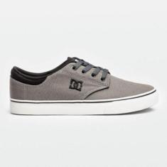 Tênis Dc Shoes Plaza Lite 2 Dark Grey White-Unissex