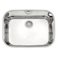 Cuba de Embutir Tramontina Lavínia 48 BL Prime Aço Inox Alto Brilho 48x34 cm com Válvula 94027202