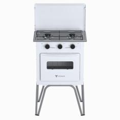 Fogao 2 Bocas Venax Gemini Tampa de Metal Branco Gas Glp, Branco, Manu
