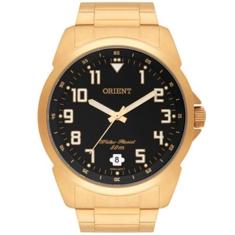 Relógio Orient Masculino Dourado Esporte 50 metros Mgss1103a