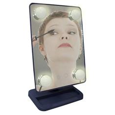 Vivitar Espelho Para Maquiagem Vanity Mirror Com Iluminação Por Led E Rotação 360° - Cinza Vivitar Cinza