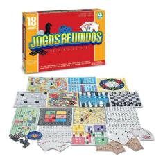Jogos Clássicos De Tabuleiro Nig Brinquedos 18 Jogos Reunidos