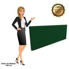 Cabeceira Painel Clean Box Solteiro 100cm Verde