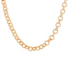 Pulseira Elo Português Folheado A Ouro