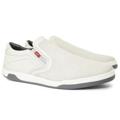 Tênis Sapatênis Slip On Ferracini 24h Casual Masculino Couro Calce Fác