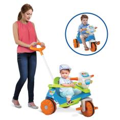 Triciclo Infantil Velobaby - Passeio e Pedal - Bandeirante