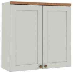 Armário Aéreo Cozinha 2 Portas Verde Mint 1505 - Genialflex