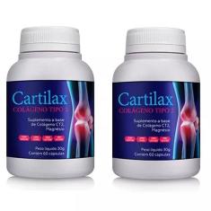 Kit 2 Cartilax Uc2 - Colágeno Tipo 2 120 Cápsulas