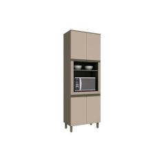 Módulo Cozinha Henn Connect Paneleiro C- 4 Portas (1 Forno) Duna-cristal