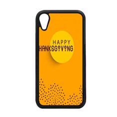 Capa para iPhone XR com estampa de aquarela de peru de Dia de Ação de Graças para proteção de telefone Apple