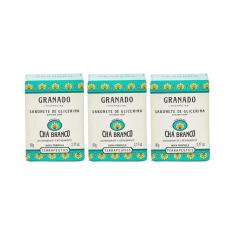 Sabonete Granado 90G Glicerina Cha Branco-Kit C/3Un