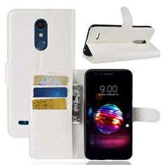 Capa para LG K10 2018 Capa flip carteira de couro para LG K10 2018 capa de proteção de telefone A capa com design simplificado