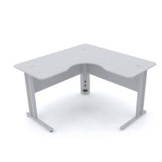 Mesa Em L P/ Escritório 150X150 Pandin Maxxi - Cinza