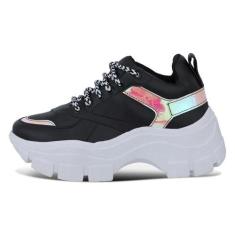 Tênis Feminino Plataforma Alta Modelo Sneaker Academia - Novo Hábito, 