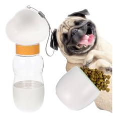 Garrafa De Água E Comida Portátil Para Cães Pet Bebedouro - Lebrave, B