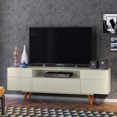 Rack Retrô Paris Off White 162 cm - Mobly