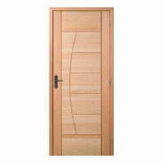 Kit Porta Pronta Maciça 214X87Cm Eucalipto Direita Pm78 Solar Cruzeiro Portas Nude