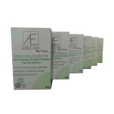 Kit 6 Sabonete Esfoliante Hipoalergênico Alergo Easy 90G