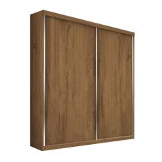 Guarda Roupa Solteiro Salvador 2 Portas de Correr 2 Gavetas MDP Branco Minastex