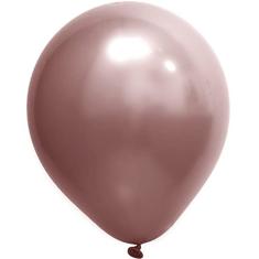 Balão Cromado Rose Gold - 12 Polegadas - 24 Unidades