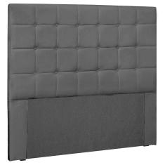 Cabeceira Estofada Cama Box Casal Queen Size 160cm Preto