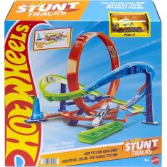 Hot Wheels Action, Pista de Brinquedo Desafio Extremo com 1 Carrinho em Escala 1:64